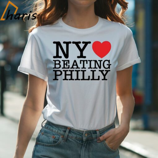 NY Loves Beating Philly Basketball Shirt