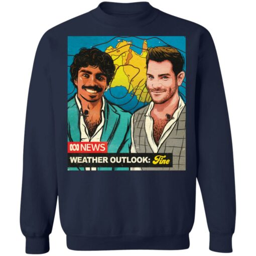 Nate Byrne abc news weather outlook fine shirt Shirt Sweatshirt Long Sleeve Hoodie Tank Mug