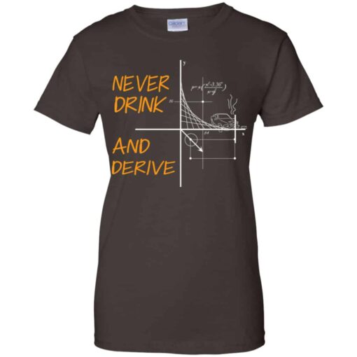 Never Drink And Derive Math Shirt, Hoodie, Tank Shirt Sweatshirt Long Sleeve Hoodie Tank Mug