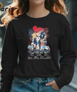 New England Patriots American Dad 20th Anniversary 2005 2025 Thank You For The Memories Signatures T shirt 3