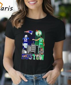 New England Patriots Tom Brady Legend Boston Celtics Jayson Tatum Shirt