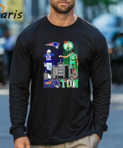 New England Patriots Tom Brady Legend Boston Celtics Jayson Tatum Shirt 3