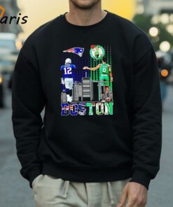 New England Patriots Tom Brady Legend Boston Celtics Jayson Tatum Shirt 4