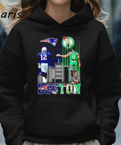 New England Patriots Tom Brady Legend Boston Celtics Jayson Tatum Shirt 5