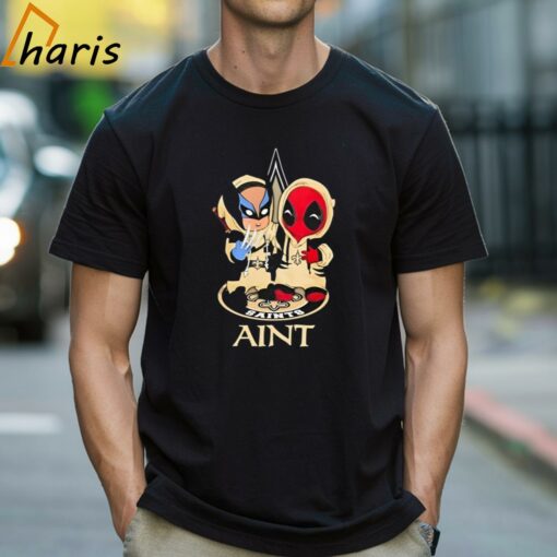 New Orleans Saints Marvel Wolverine Deadpool True Friends Shirt