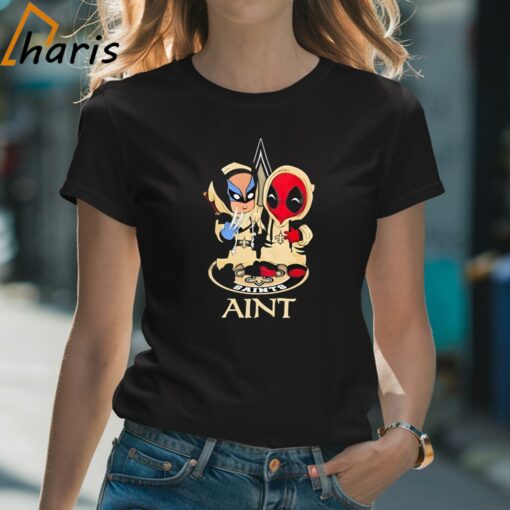 New Orleans Saints Marvel Wolverine Deadpool True Friends Shirt