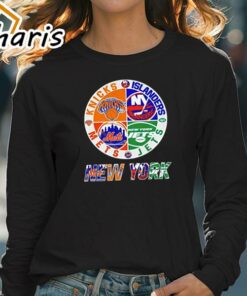 New York Jets NY Yankees NY Islanders NY Knicks Sports City Fan Proud T Shirt 4