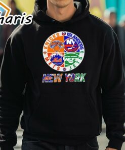New York Jets NY Yankees NY Islanders NY Knicks Sports City Fan Proud T Shirt 5
