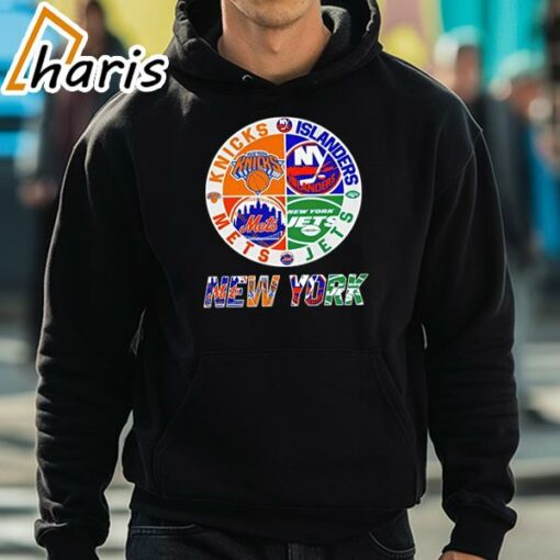 New York Jets NY Yankees NY Islanders NY Knicks Sports City Fan Proud T- Shirt