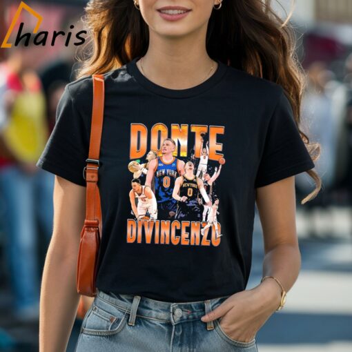 New York Knicks 0 Donte DiVincenzo 2024 Shirt