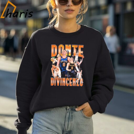 New York Knicks 0 Donte DiVincenzo 2024 Shirt