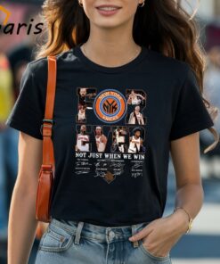 New York Knicks Fan Forever Not Just When We Win 2024 Player Sign T-shirt