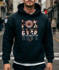 New York Knicks Fan Forever Not Just When We Win 2024 Player Sign T shirt 5
