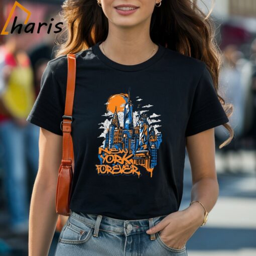 New York Knicks Forever Statue Of Liberty T-shirt