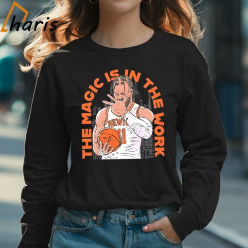 New York Knicks Jalen Brunson The Magic Is In The Work Shirt