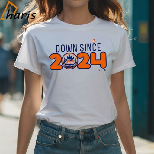 New York Mets Baseball Down Since 2024 Shirt