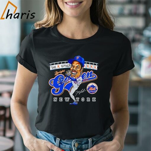 New York Mets Dwight Gooden Doctor K Caricature Signature Shirt