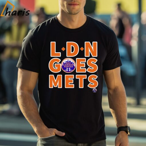 New York Mets LDN Goes Mets 2024 London Series Logo Shirt