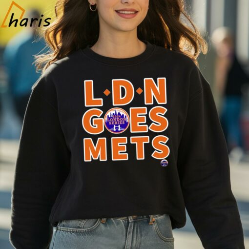 New York Mets LDN Goes Mets 2024 London Series Logo Shirt