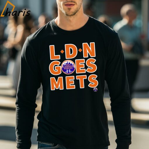 New York Mets LDN Goes Mets 2024 London Series Logo Shirt