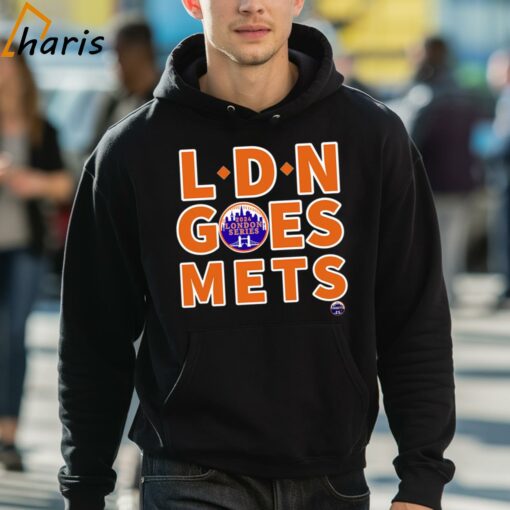 New York Mets LDN Goes Mets 2024 London Series Logo Shirt