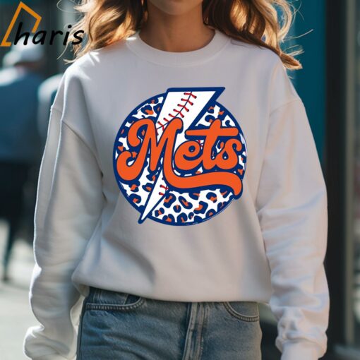 New York Mets Leopard Baseball Shirt