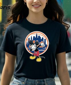 New York Mets MLB Baseball Dabbing Mickey Disney Shirt