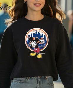 New York Mets MLB Baseball Dabbing Mickey Disney Shirt 3