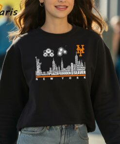 New York Mets Players Name City Firework T shirt 3