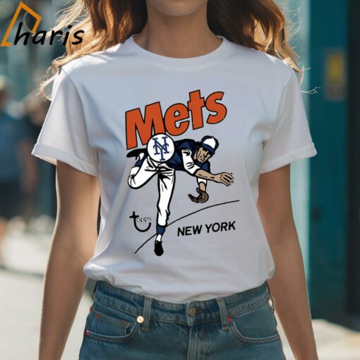 New York Mets X Topps Retro Baseball Shirt