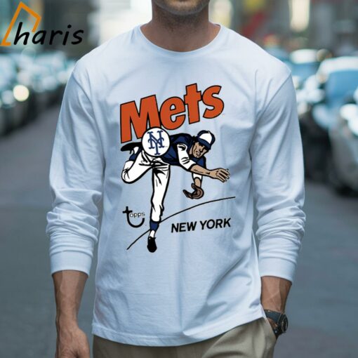 New York Mets X Topps Retro Baseball Shirt