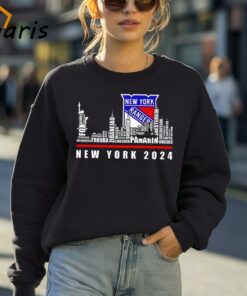 New York Rangers 2024 Player Names Skyline City Shirt 3 New York Rangers 2024 Player Names Skyline City Shirt 4