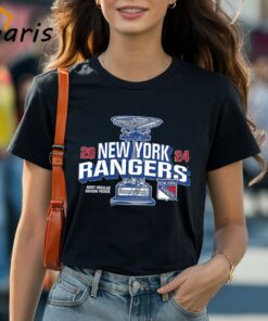 New York Rangers Fanatics Branded 2024 Presidents Trophy T-shirt