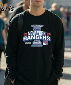 New York Rangers Fanatics Branded 2024 Presidents Trophy T shirt 3