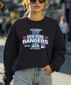 New York Rangers Fanatics Branded 2024 Presidents Trophy T shirt 4