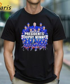 New York Rangers Hockey Presidents Trophy Winner 2024 Shirt