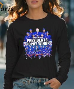 New York Rangers Hockey Presidents Trophy Winner 2024 Shirt 4