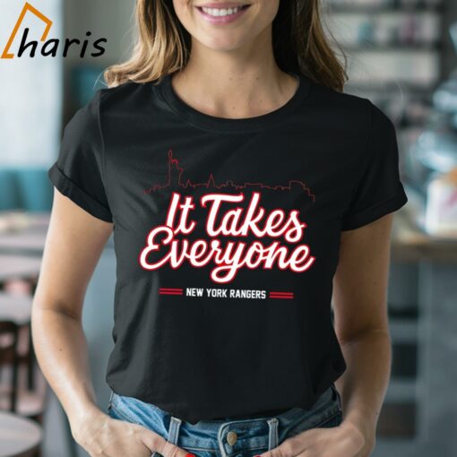 New York Rangers It Takes Everyone NY City Shirt