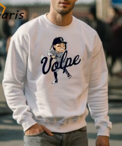 New York Yankees 11 Anthony Volpe Caricature Shirt 4 New York Yankees 11 Anthony Volpe Caricature Shirt 5