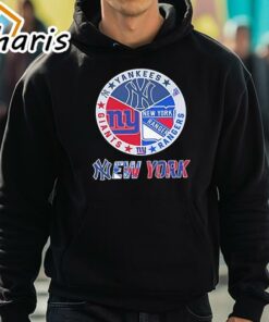 New York Yankees New York Giants New York Rangers Sports City Fan Proud T Shirt 5