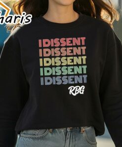 Nice I Dissent Feminist RBG T Shirt 3
