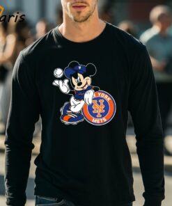 Nice Mickey Mouse Hat New York Mets Baseball Shirt 3 Nice Mickey Mouse Hat New York Mets Baseball Shirt 4