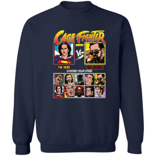 Nicolas Cage Fighter shirt Shirt Sweatshirt Long Sleeve Hoodie Tank Mug