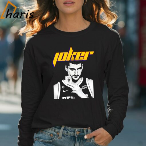 Nikola Jokic 6 Joker Card Denver Nuggets Basketball Graphic Shirt