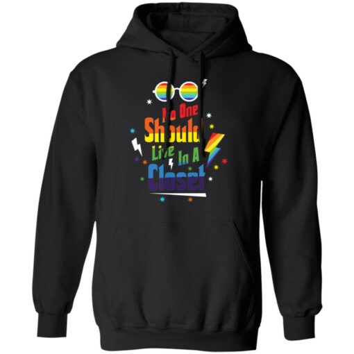 No one should live in a closet LGBT shirt Shirt Sweatshirt Long Sleeve Hoodie Tank Mug