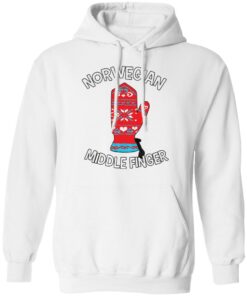 Norwegian middle finger shirt Shirt Sweatshirt Long Sleeve Hoodie Tank Mug