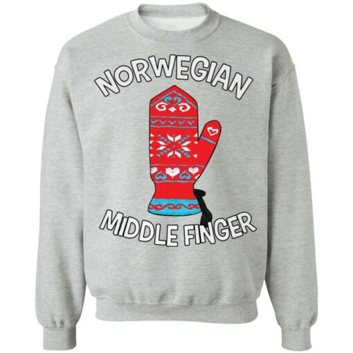 Norwegian middle finger shirt Shirt Sweatshirt Long Sleeve Hoodie Tank Mug