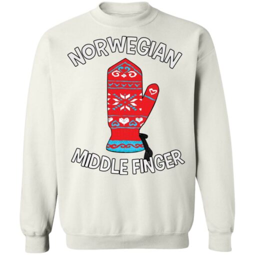 Norwegian middle finger shirt Shirt Sweatshirt Long Sleeve Hoodie Tank Mug