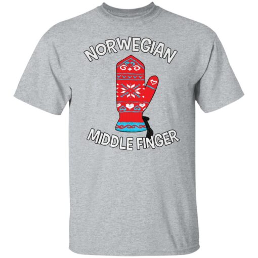 Norwegian middle finger shirt Shirt Sweatshirt Long Sleeve Hoodie Tank Mug