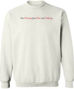 Not Flirting Just Hot And Talking Shirt Shirt Sweatshirt Long Sleeve Hoodie Tank Mug 4